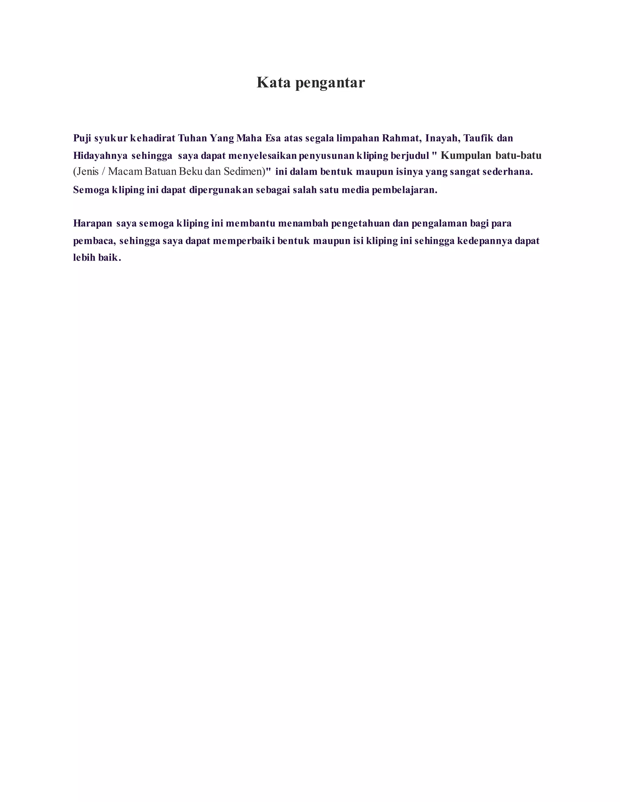 Tugas kliping | DOCX