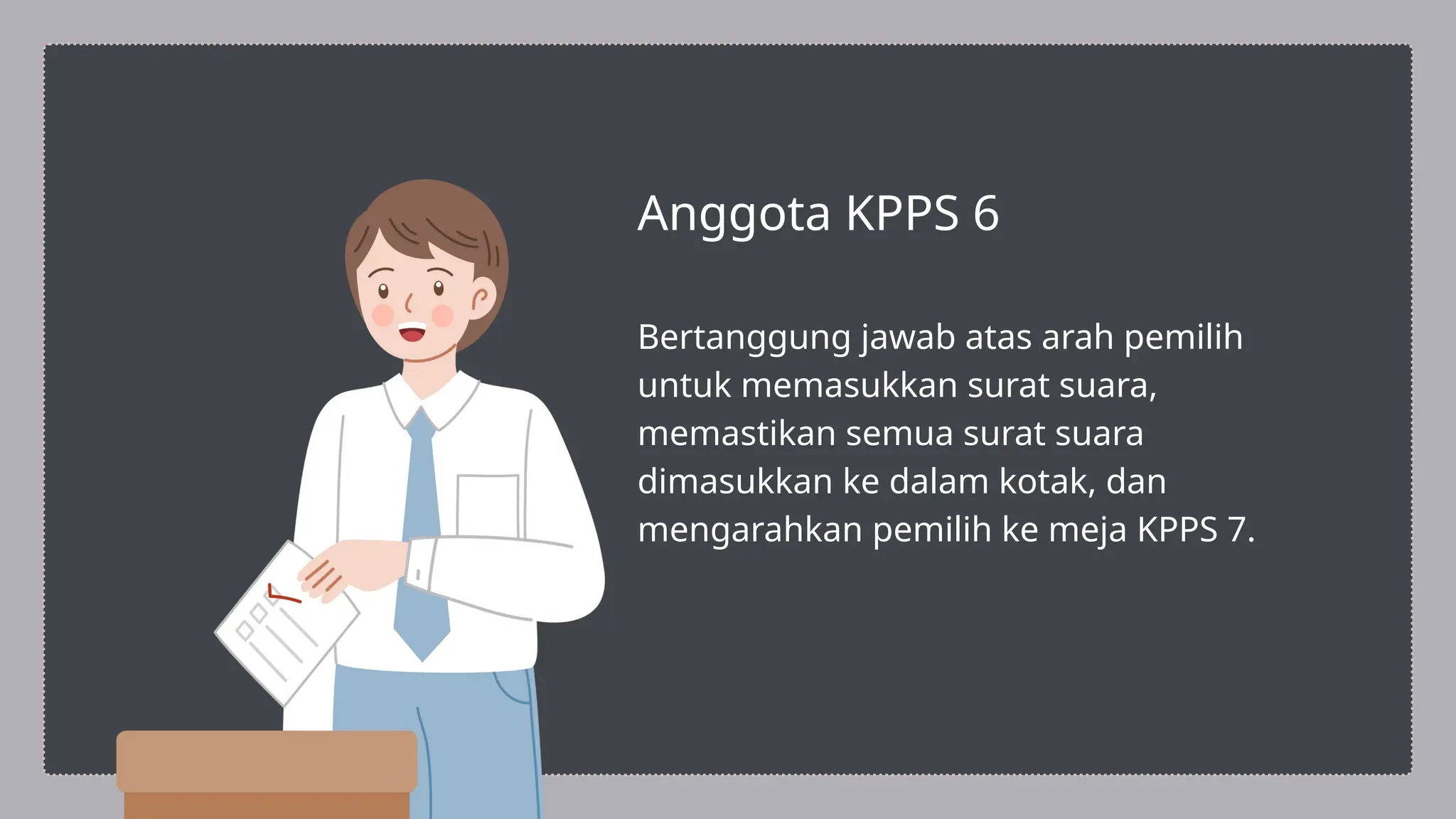 TUGAS KPPS dalam pemilihan ketua osis dan wakil ketua osis | PPTX