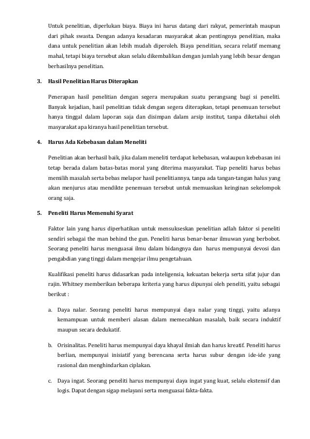 Tugas Kuliah Metode Penelitian