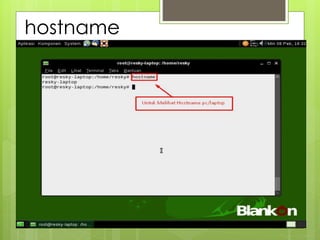 hostname
 
