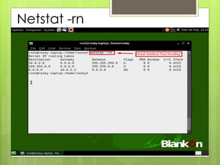Netstat -rn
 