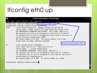 Ifconfig eth0 up
 