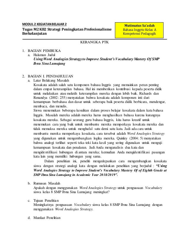 Tugas Akhir Modul 2 Profesional