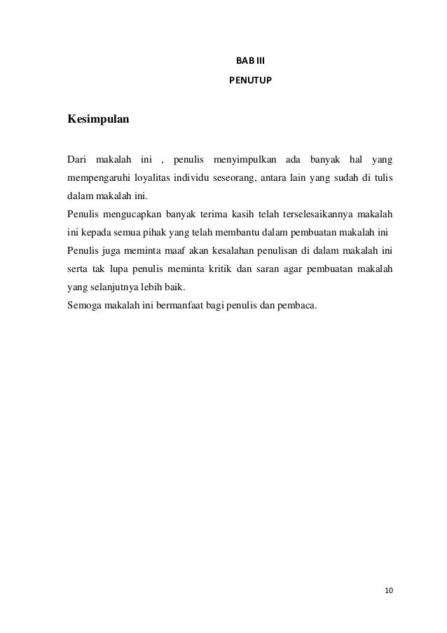 24 Contoh Penutup Makalah Singkat Dan Bervariasi