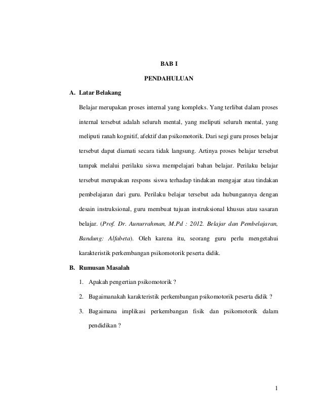Pdf Bahan Bacaan Modul A Karakteristik Peserta Didik Pedagogik Sri Wahyuni Academia Edu