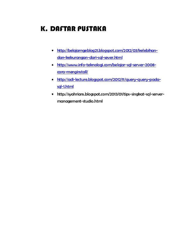 Contoh Daftar Pustaka Makalah Akuntansi - Contoh Niku