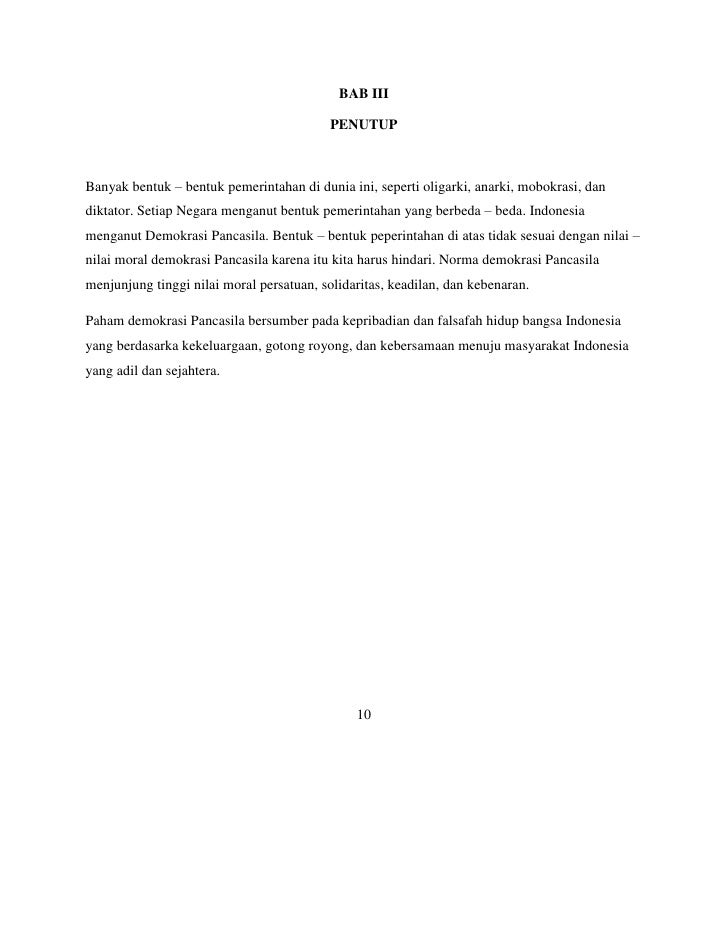 Contoh Makalah Demokrasi Pancasila - Contoh Moo