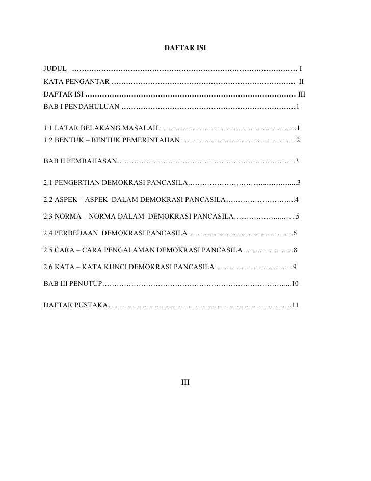 Tugas Makalah Demokrasi Pancasila