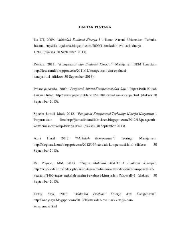 42++ Contoh daftas isi makalah evaluasi pendidikan info