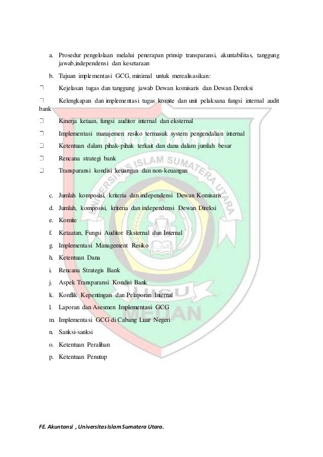 Tugas Makalah Good Corporate Governance