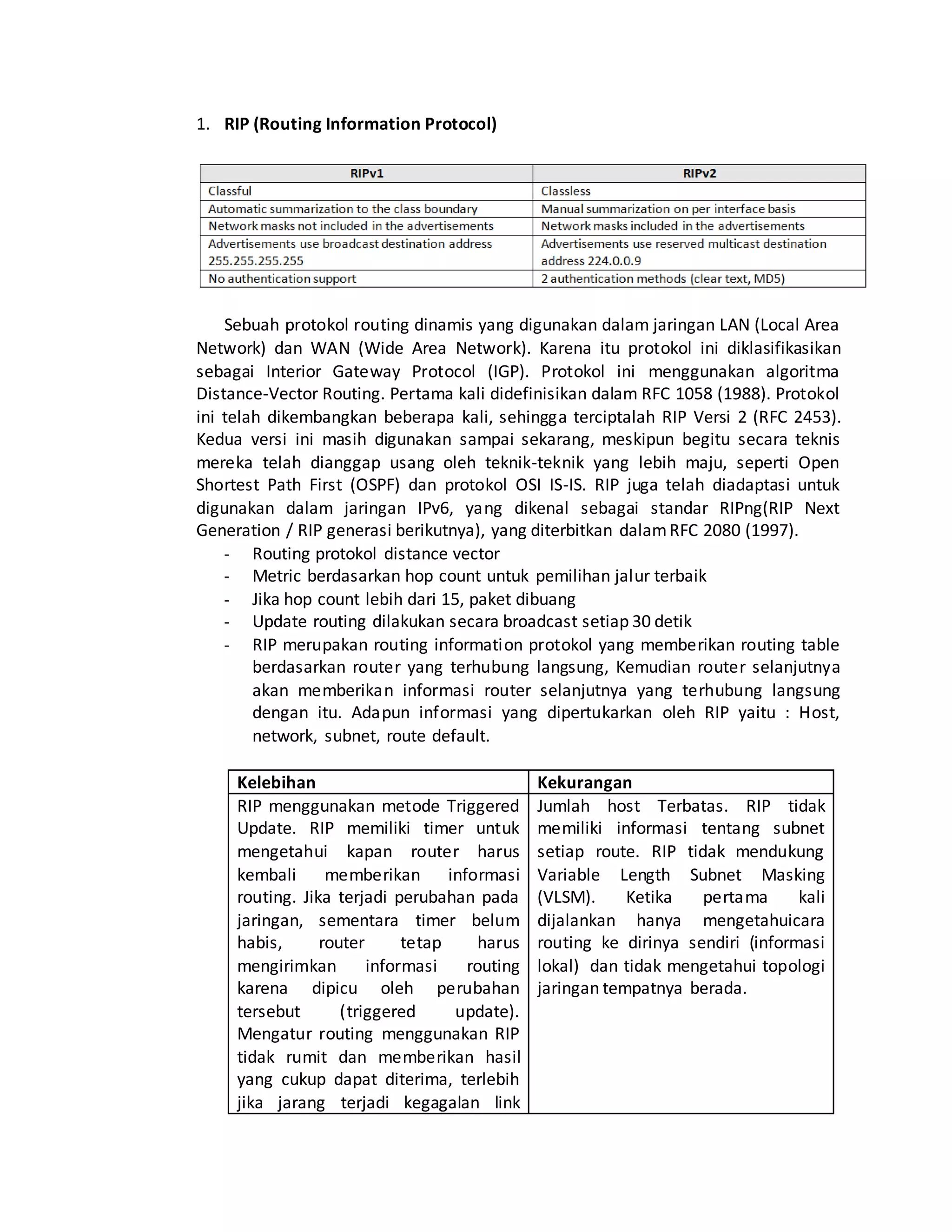 Tugas makalah routing | DOCX