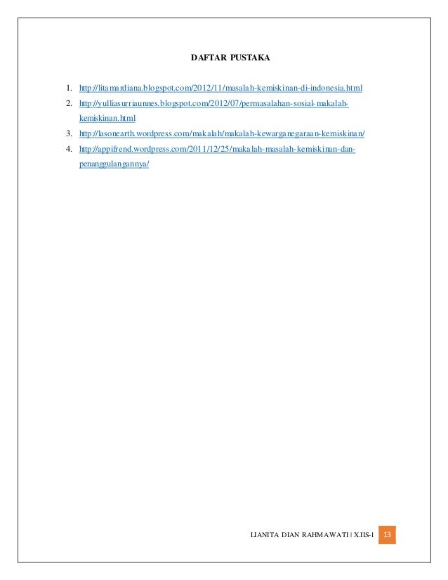 Makalah Sosiologi Kemiskinan