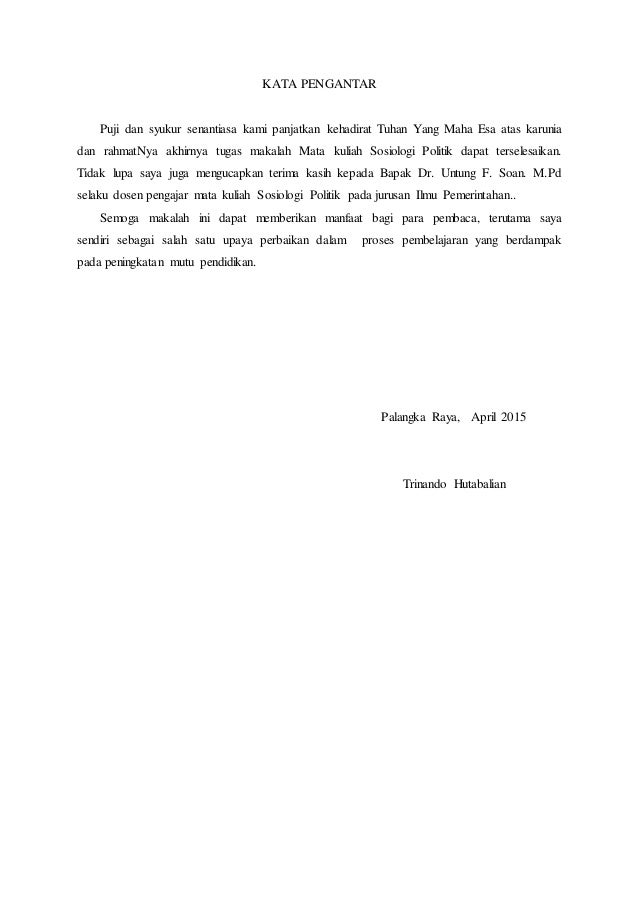 T Ugas Makalah Sosiologi Politik