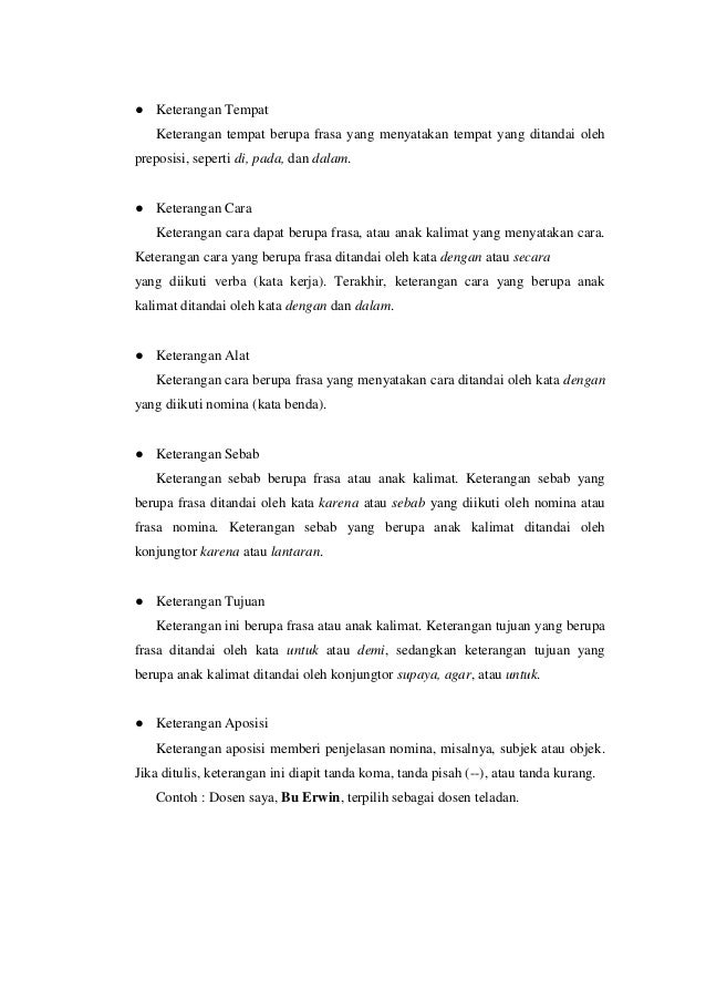 TATA KALIMAT BAHASA INDONESIA