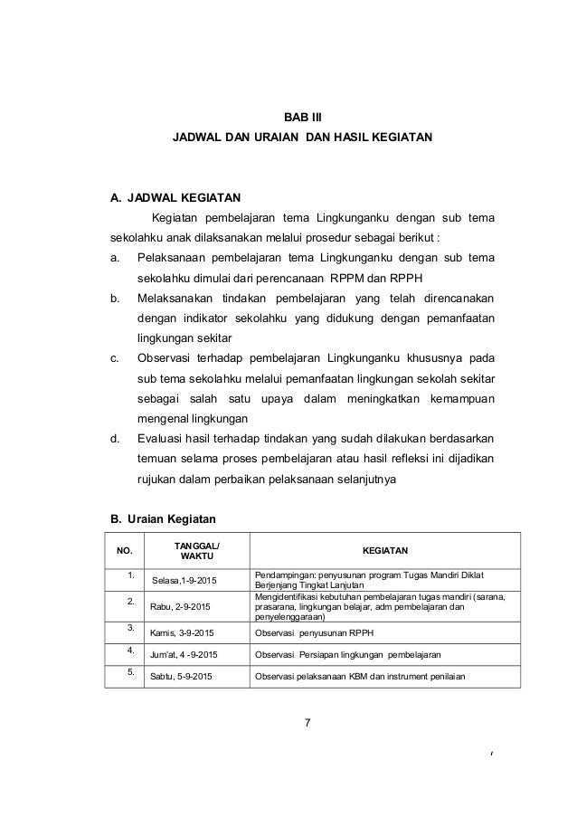 Tugas Mandiri Paud Berjenjang