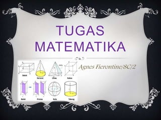 TUGAS
MATEMATIKA
Agnes Fierontine/8C/2
 