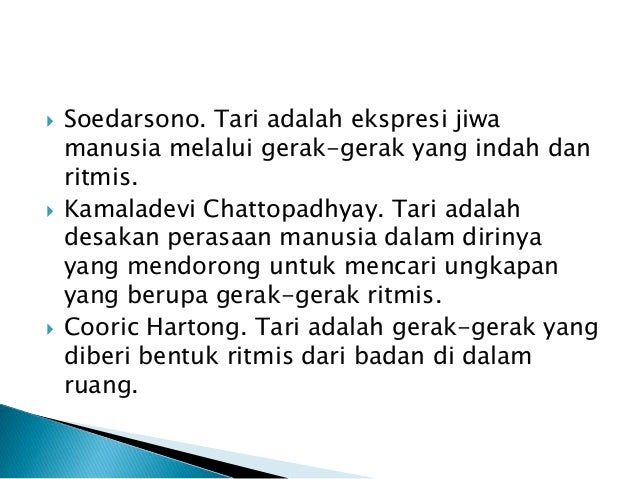 Pengertian Seni Tari