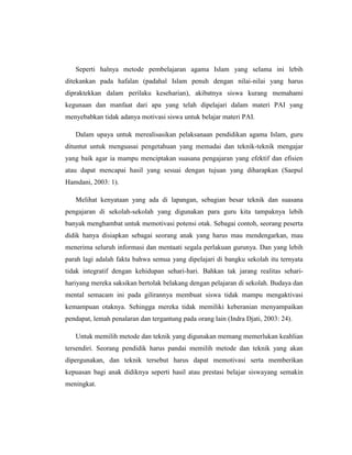 Apa Ruang Lingkup Pendidikan Agama Islam (PAI)