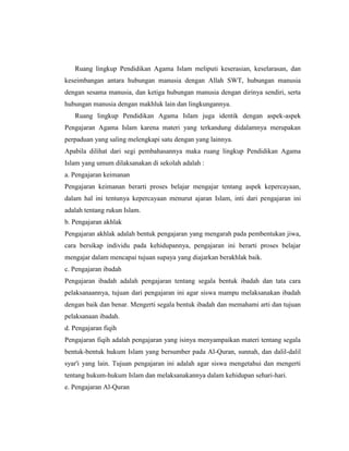 Tugas metode pembelajaran pai