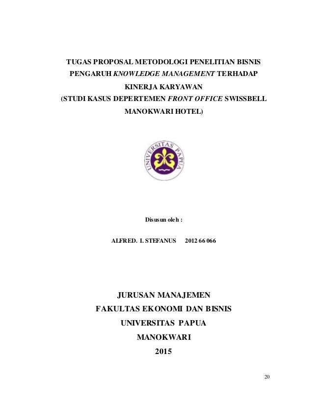 Proposal Penelitian Bisnis Tulisan