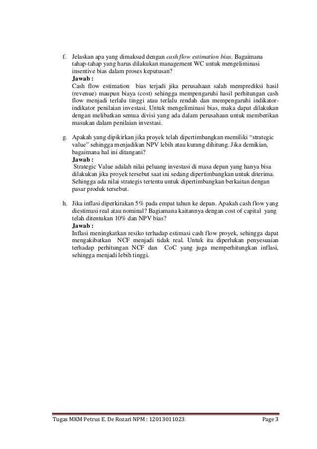 Tugas Mkm Soal No 8 10 Dan 9 10