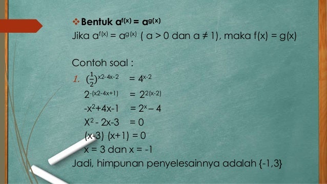 Matematika (Fungsi eksponen)