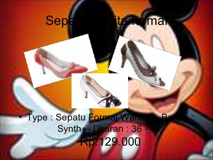 Presentasi sepati dan sandal