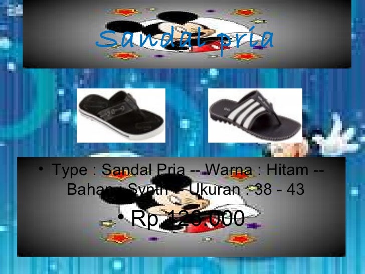 Presentasi sepati dan sandal