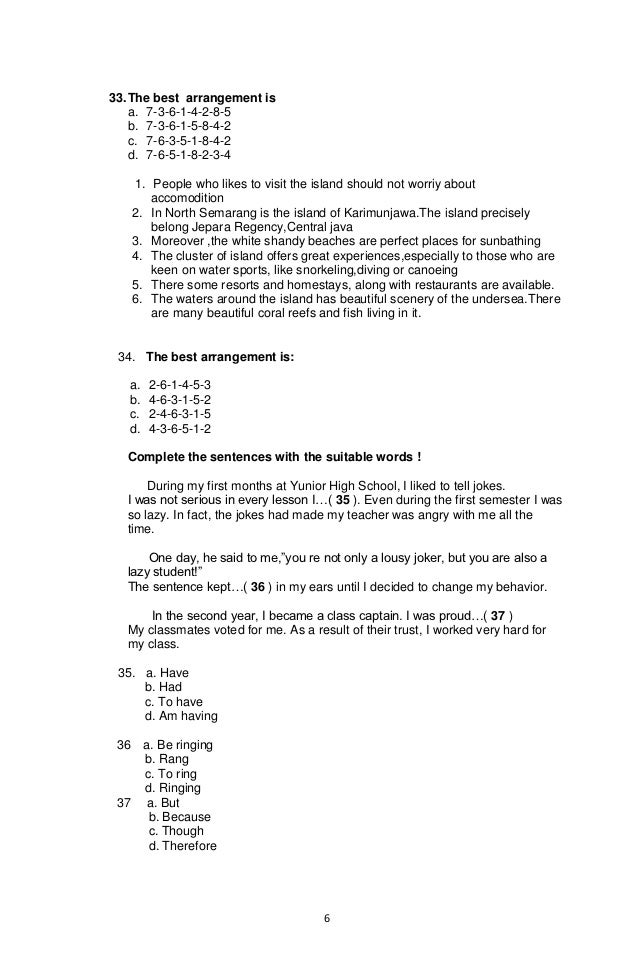 Tugas online bahasa inggris 8