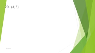 20. (4,3)
alewoh.com
 