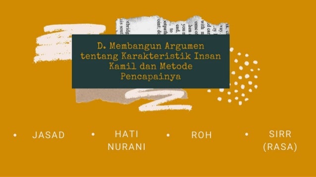 Tugas PAI - Insan Kamil