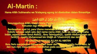 Tugas pai asmaul husna
