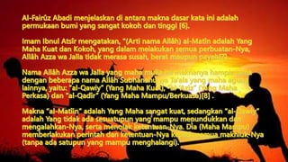 Tugas pai asmaul husna