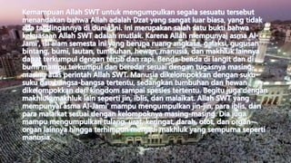 Tugas pai asmaul husna