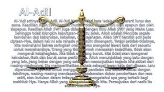 Tugas pai asmaul husna