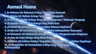 Tugas pai asmaul husna
