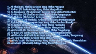 Tugas pai asmaul husna