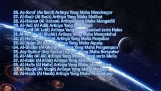 Tugas pai asmaul husna