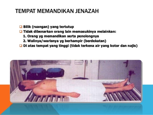 TATA CARA MEMANDIKAN JENAZAH