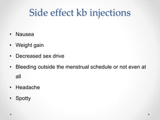 KB (PLANNING FAMILY) CONTRACEPTION | PPT