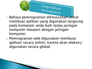 Tugas Powerpoint Pemrograman Dasar | PPTX