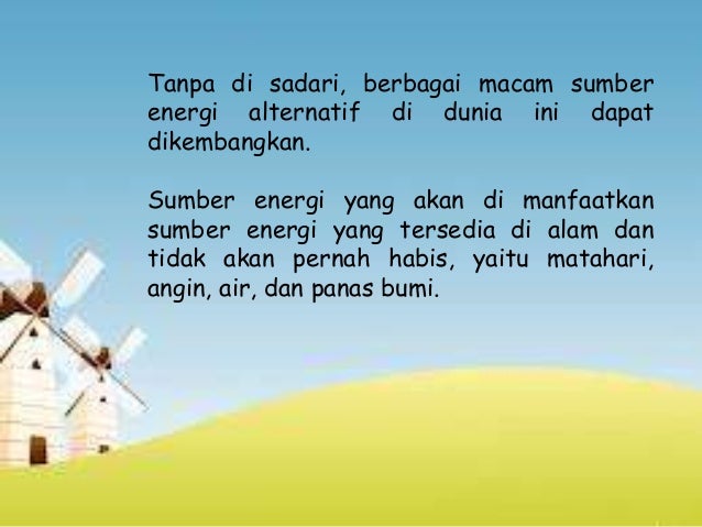 Macam macam sumber energi bumi tugas pak wahyu