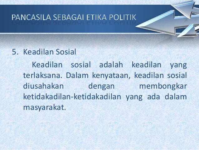 Tugas pancasila sebagai etika politik