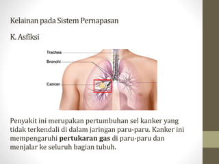Gambar 2 - Patofisiologi Sistem Pernapasan