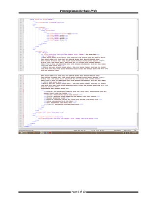 Pemrograman Berbasis Web
Page 6 of 10
 