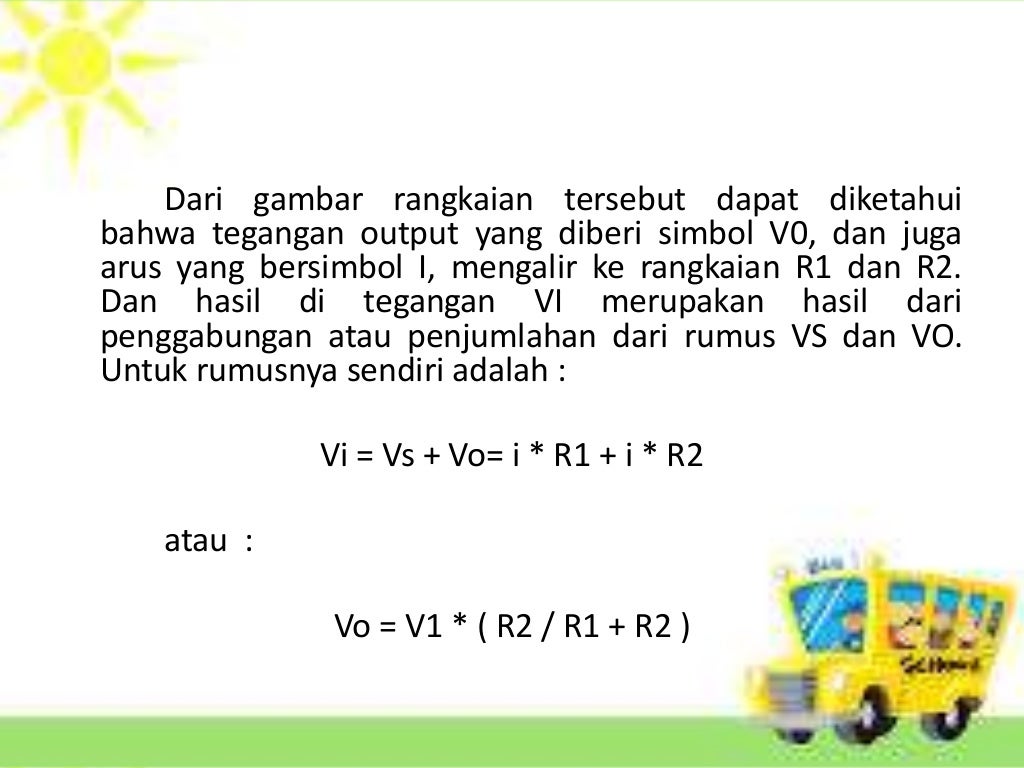 pembagi tegangan dan arus pembagi tegangan dan arus