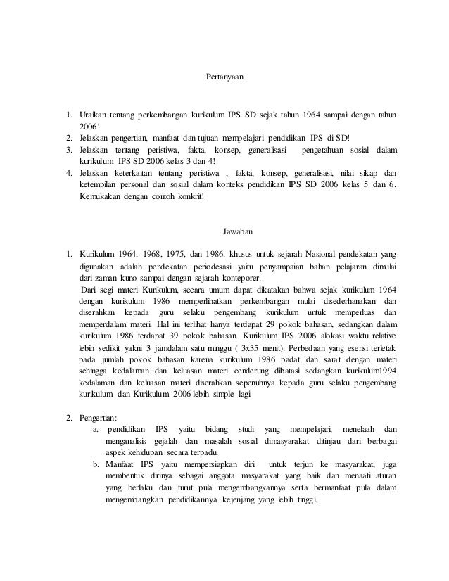 Tugas Pend Ips Sd Tugas Pend Ips Sd