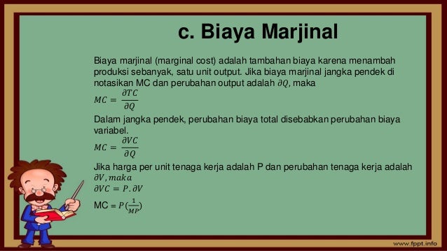 Biaya Produksi Jangka Panjang dan Jangka Pendek Biaya Produksi Jangka Panjang dan Jangka Pendek
