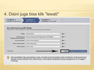 4. Disini juga bisa klik "lewati"
 