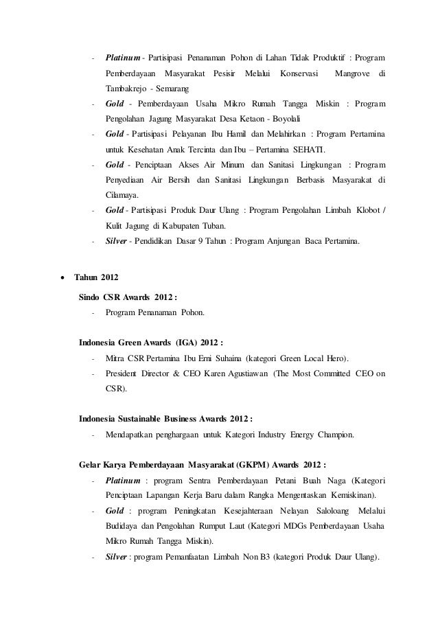 Makalah Corporate Social Responsibility Csr Pt Pertamina